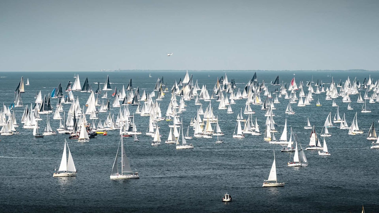la regata Barcolana di Trieste