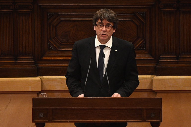 carles puigdemont parlamento catalogna discorso