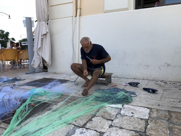 Un pescatore a Gallipoli