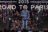 Pharrell Williams e Al Gore annunciano il Live Earth 2015, per il clima
