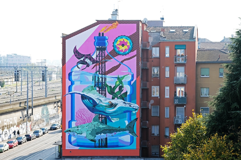 anthropoceano murales milano iena cruz federico massa worldrise onlus airlite