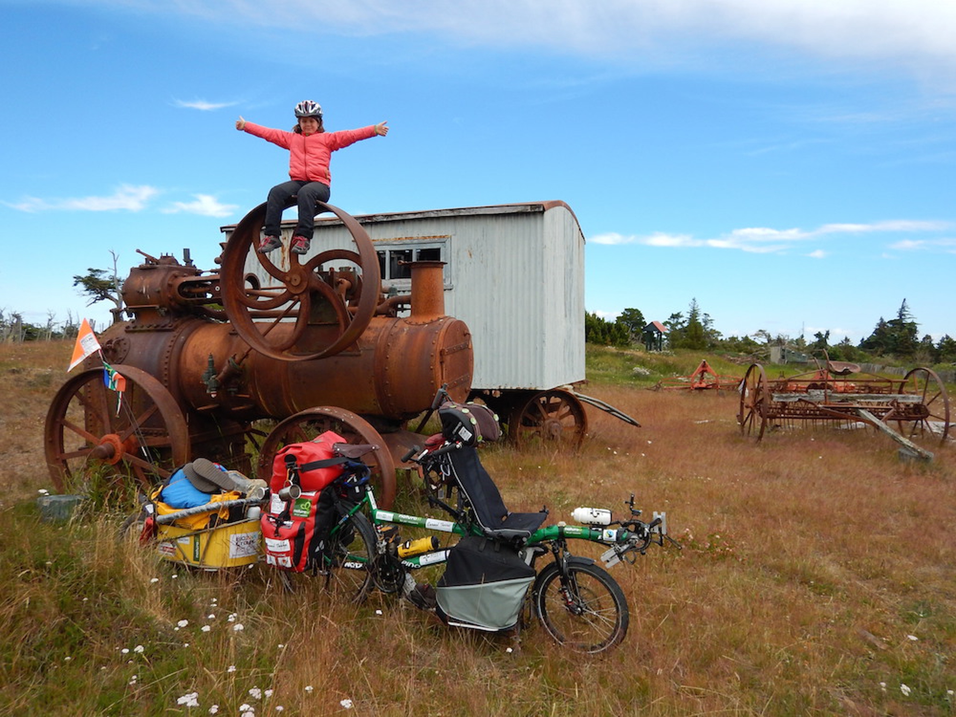 Biocycling, la famiglia in bicicletta