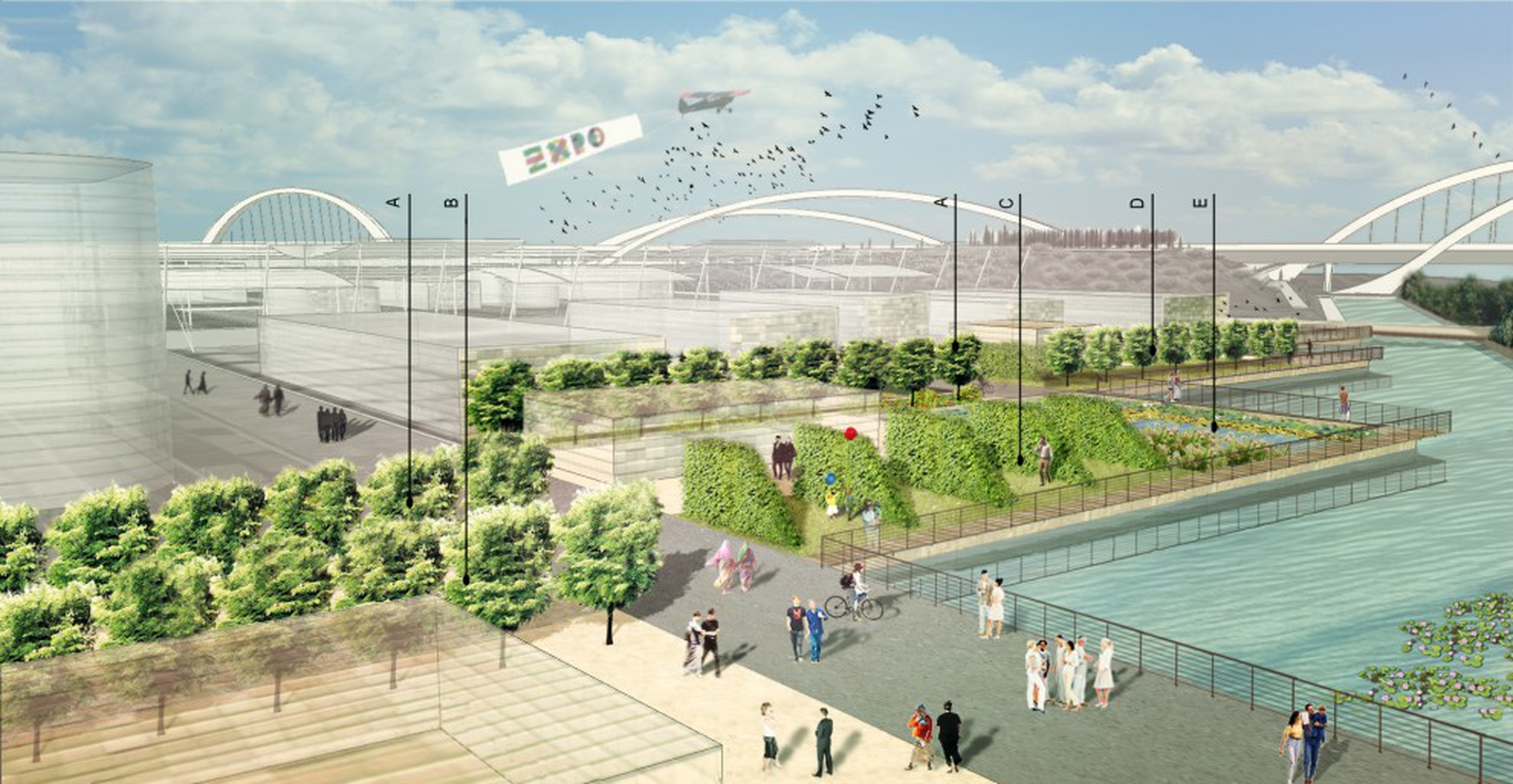 Ecco come sarà il polmone verde di Expo 2015