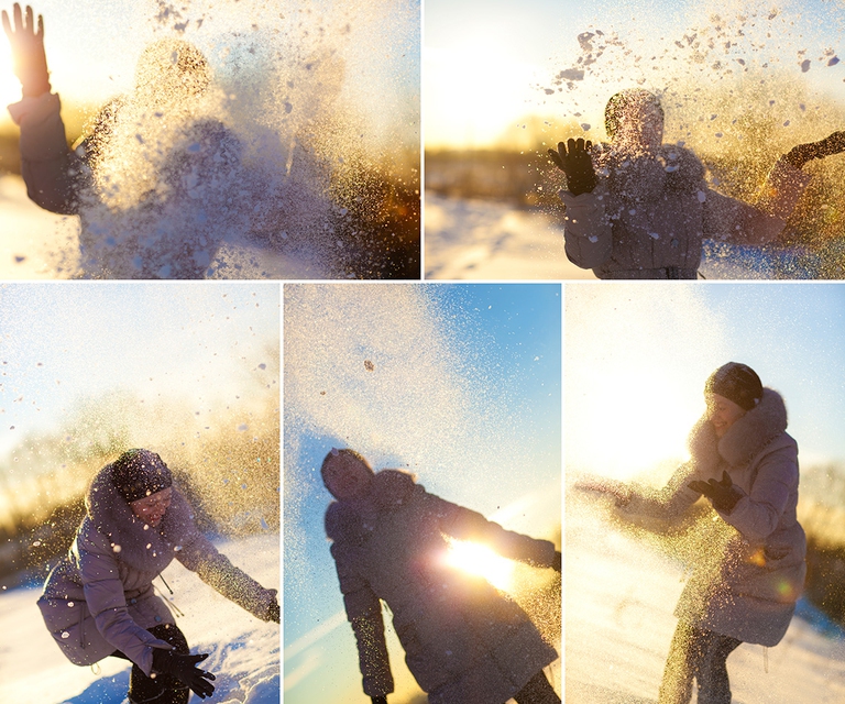 neve ci rende felici