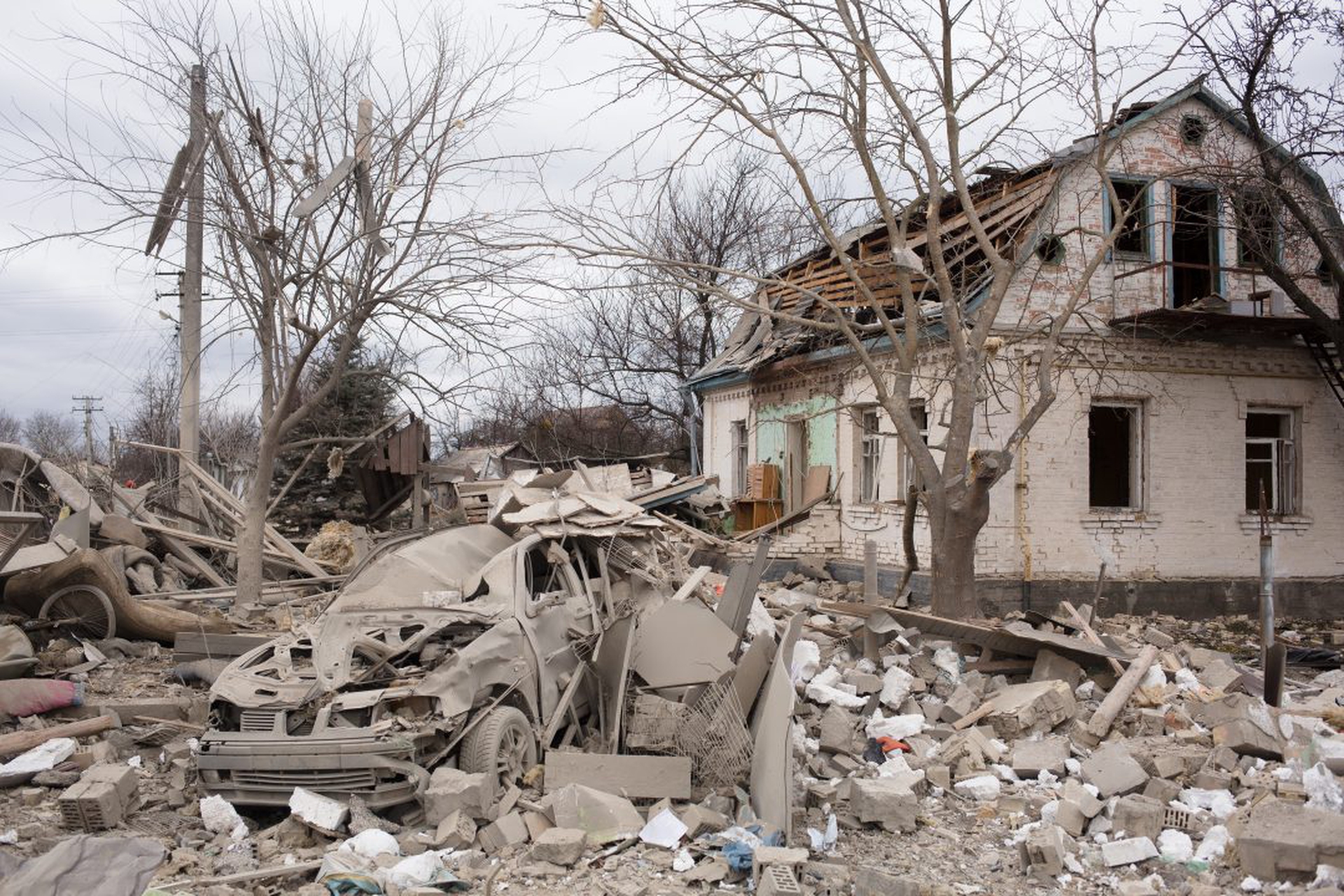 Air Strike Kills Six People In Markhalivka, Near Kyiv