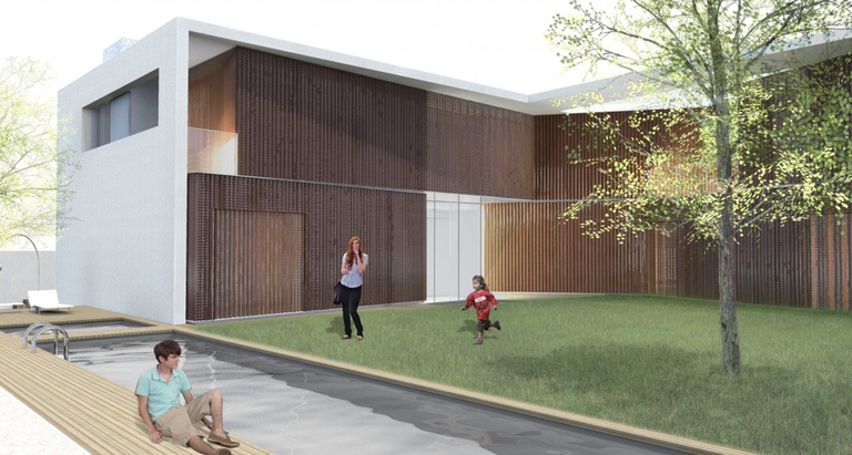 casa sostenibile esterno