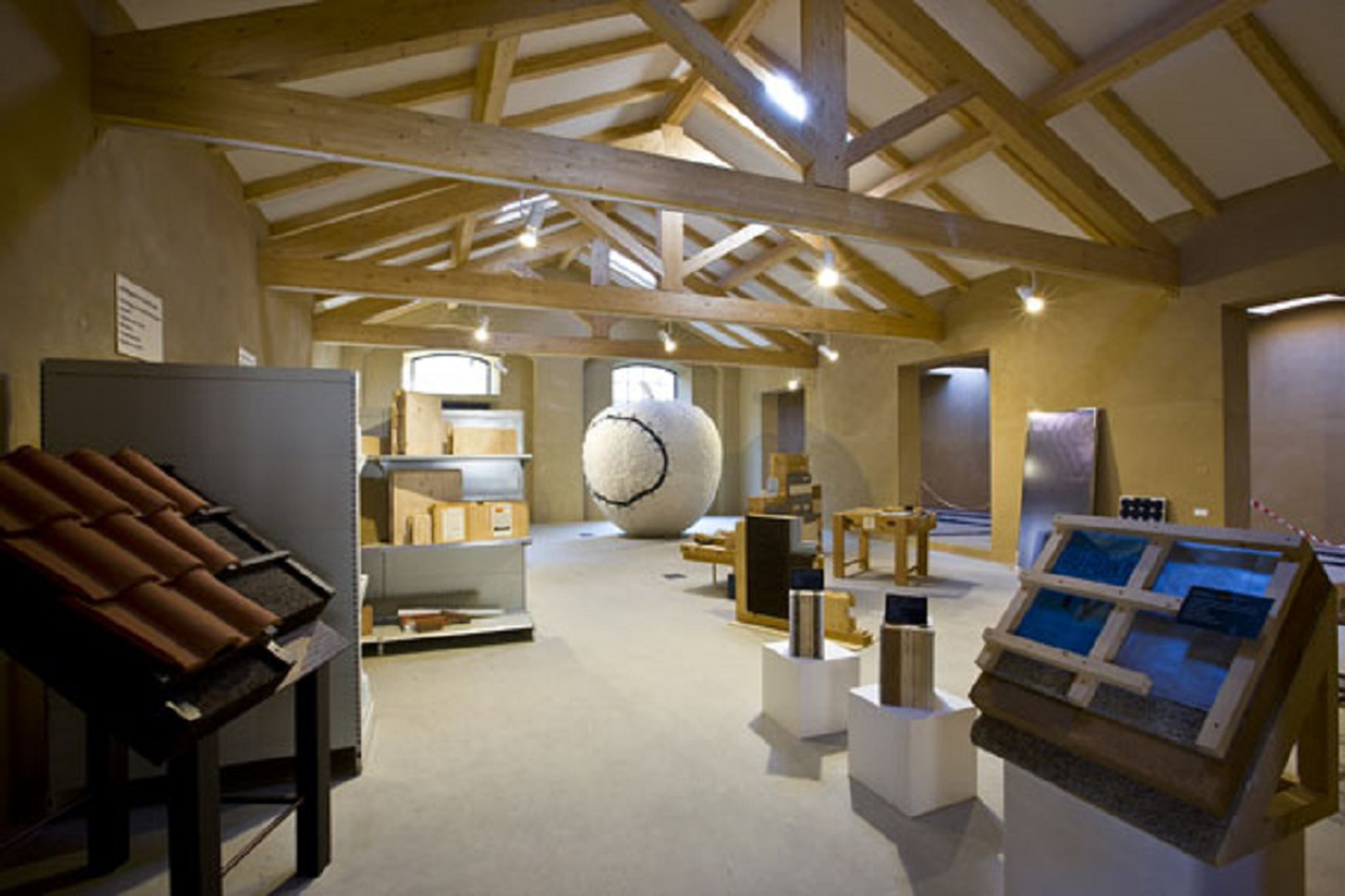 Installazioni all'interno del museo