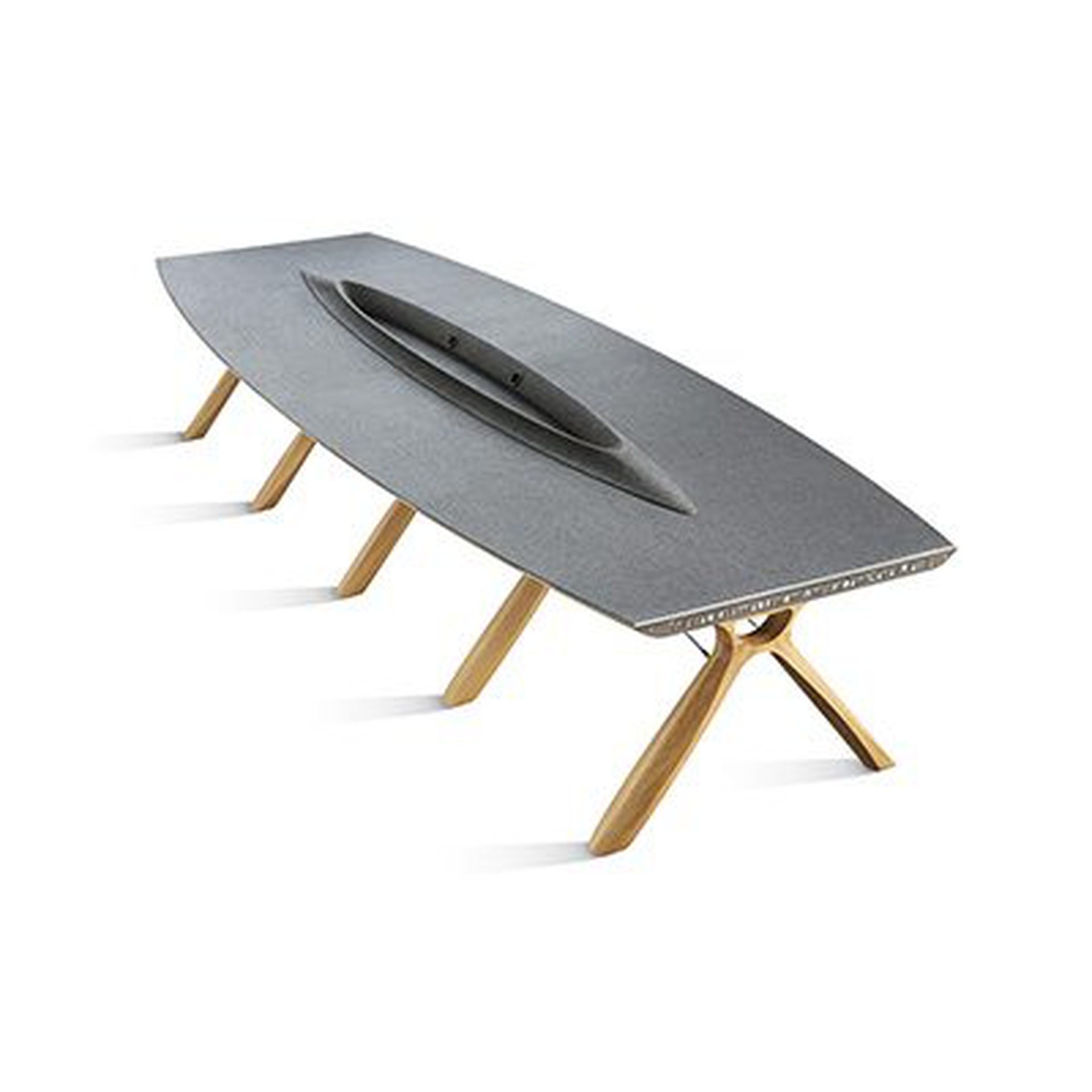 Linea di mobili da ufficio targati Plastic whale