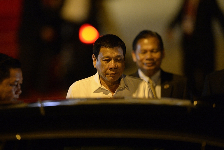 Il presidente delle Filippine, Rodrigo Duterte © NOEL CELIS/AFP/Getty Images