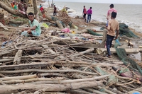 Destruction caused by Cyclone Amphan in West Bengal, India