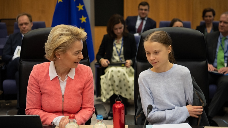 Ursula von der Leyen, Greta Thunberg