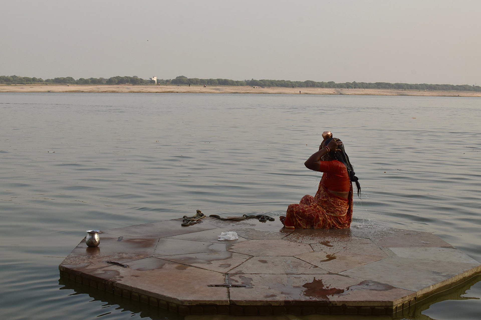 Praticare la religione sul Gange