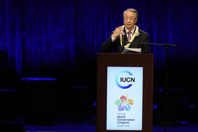 Zhang Xinsheng, presidente della Iucn