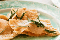 Ravioli di zucca al rosmarino e timo