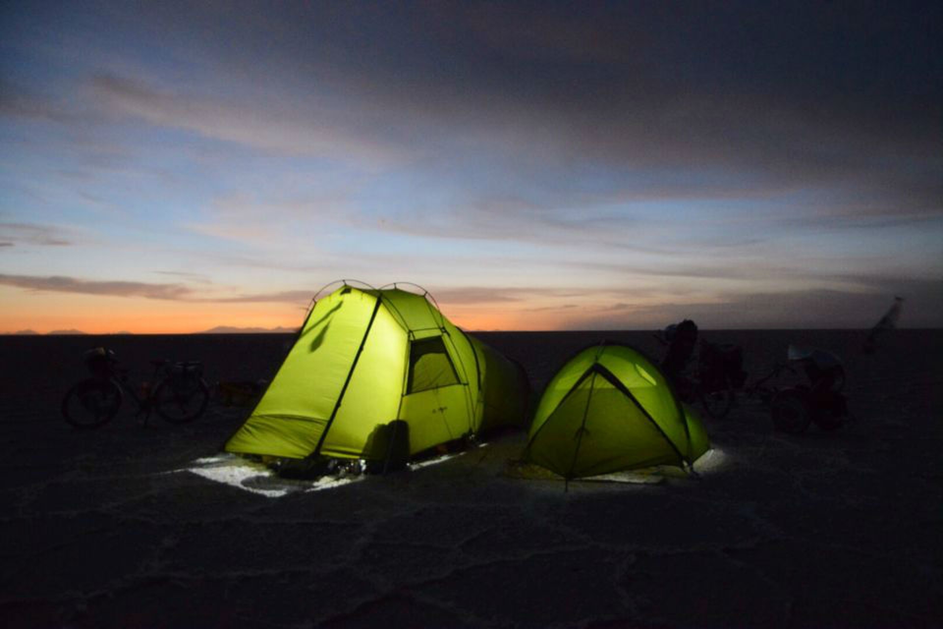 Happy Family Biocycling in Bolivia
