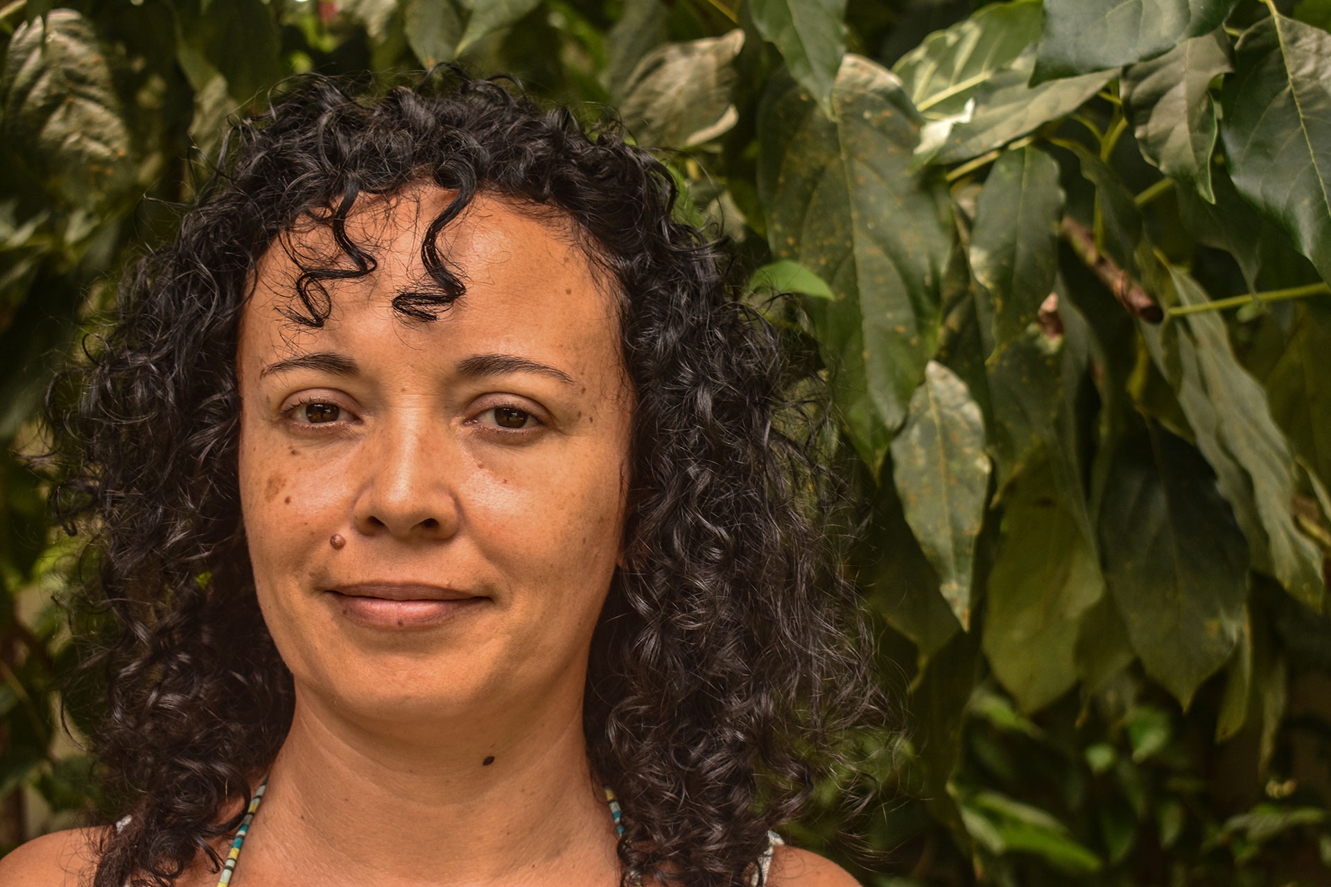 The activist Ángela Maldonado