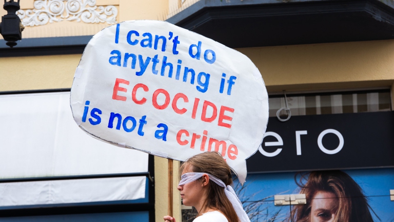 Stop ecocide international, jojo mehta, reato di ecocidio