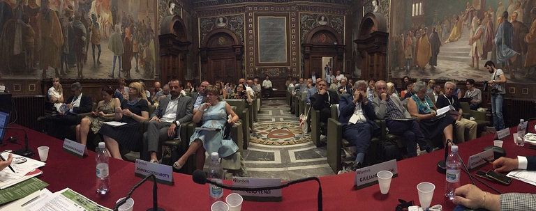 Un'immagine della giornata di apertura. Foto © Fondazione Symbola