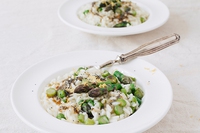 Risotto agli asparagi e miele