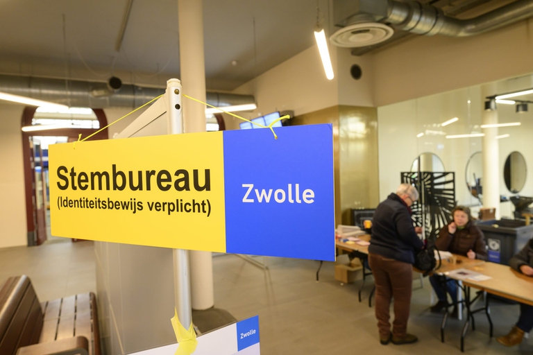 Un seggio elettorale nei Paesi Bassi