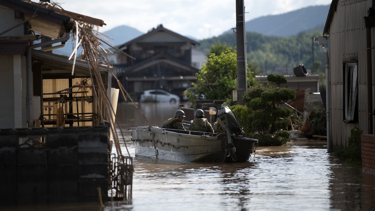 inondazioni giappone