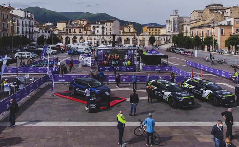 Partenza GIro-E Sulmona