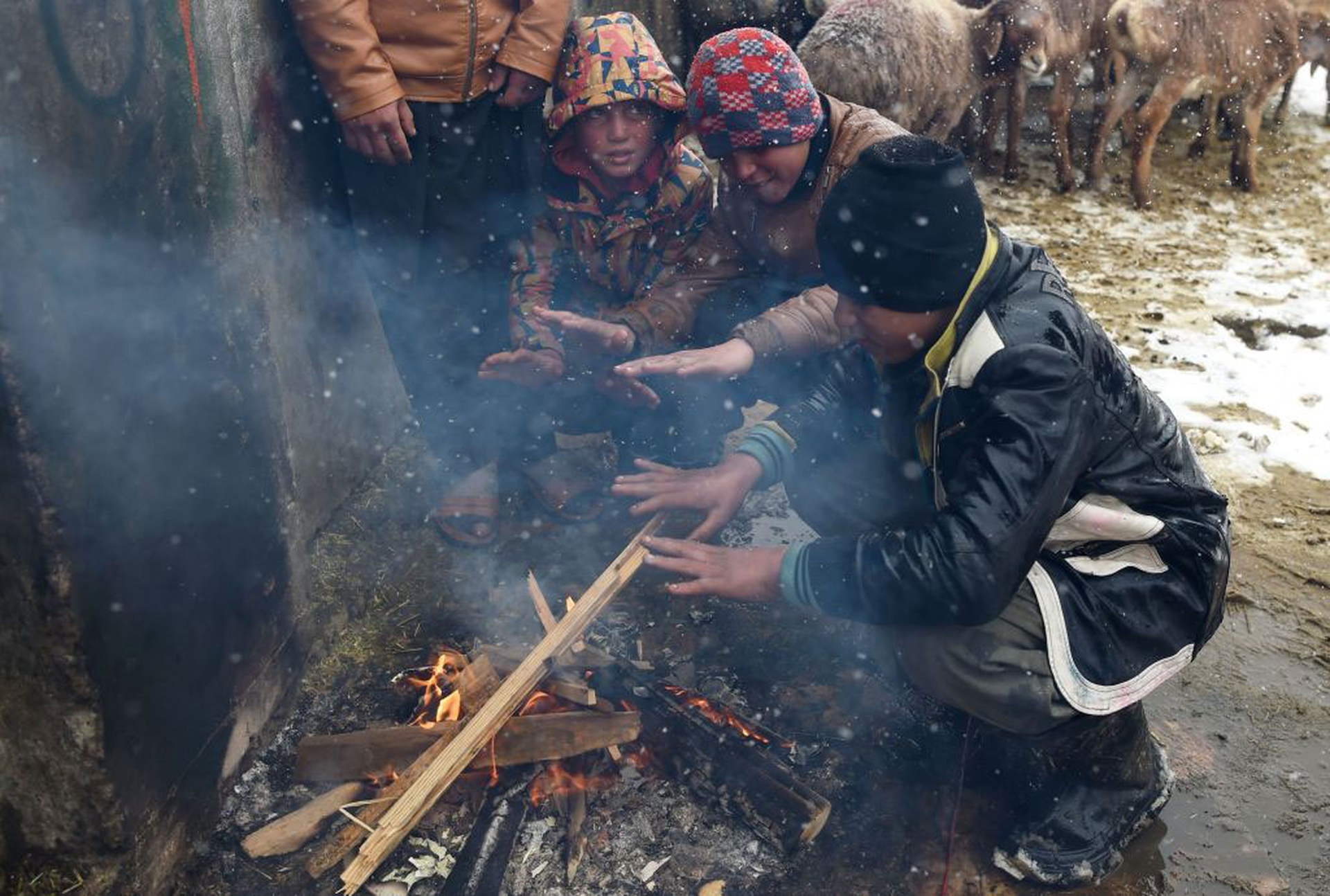 Il gelido inverno afghano