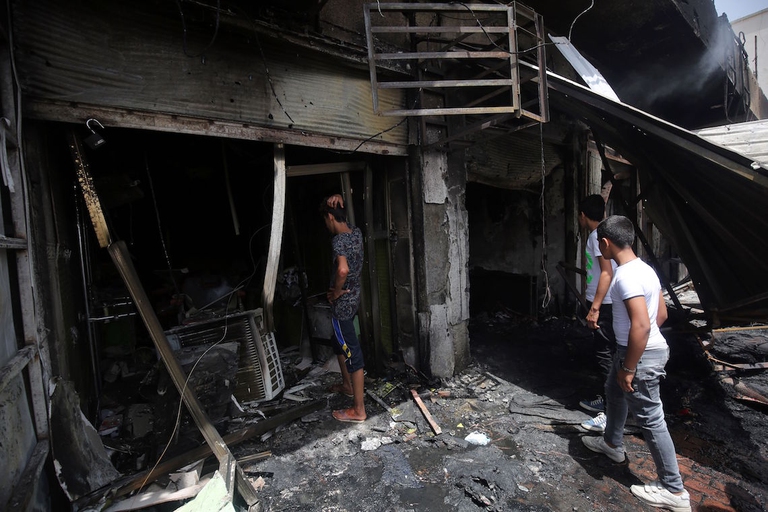 Attentato bagdad autobomba