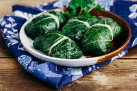 Involtini di bietole ripieni di riso