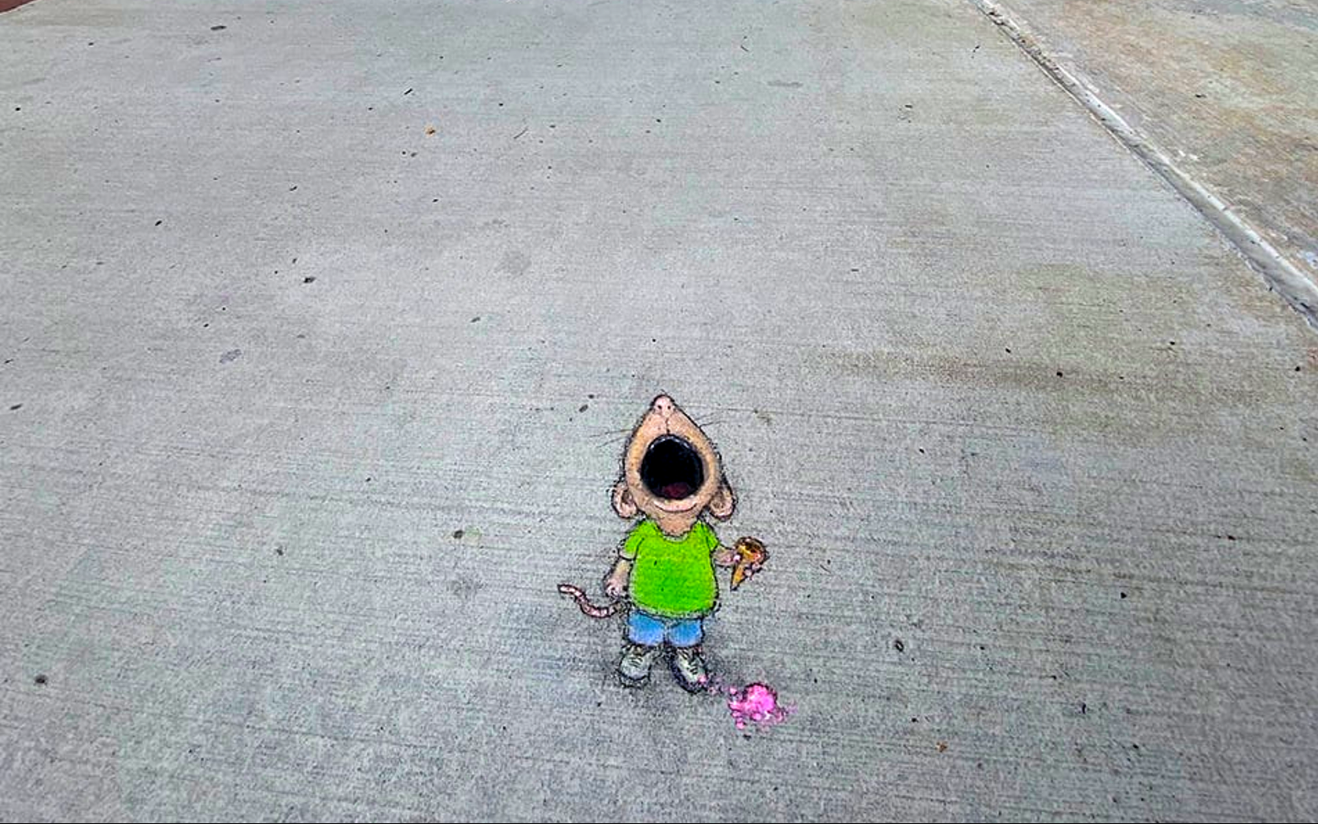 Il pianto del topolino a cui è caduto il gelato