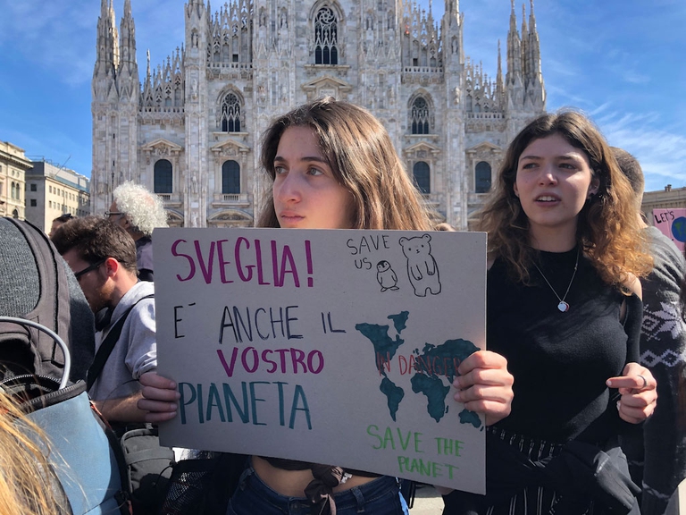 global strike for the future milan italy climate change greta thunberg