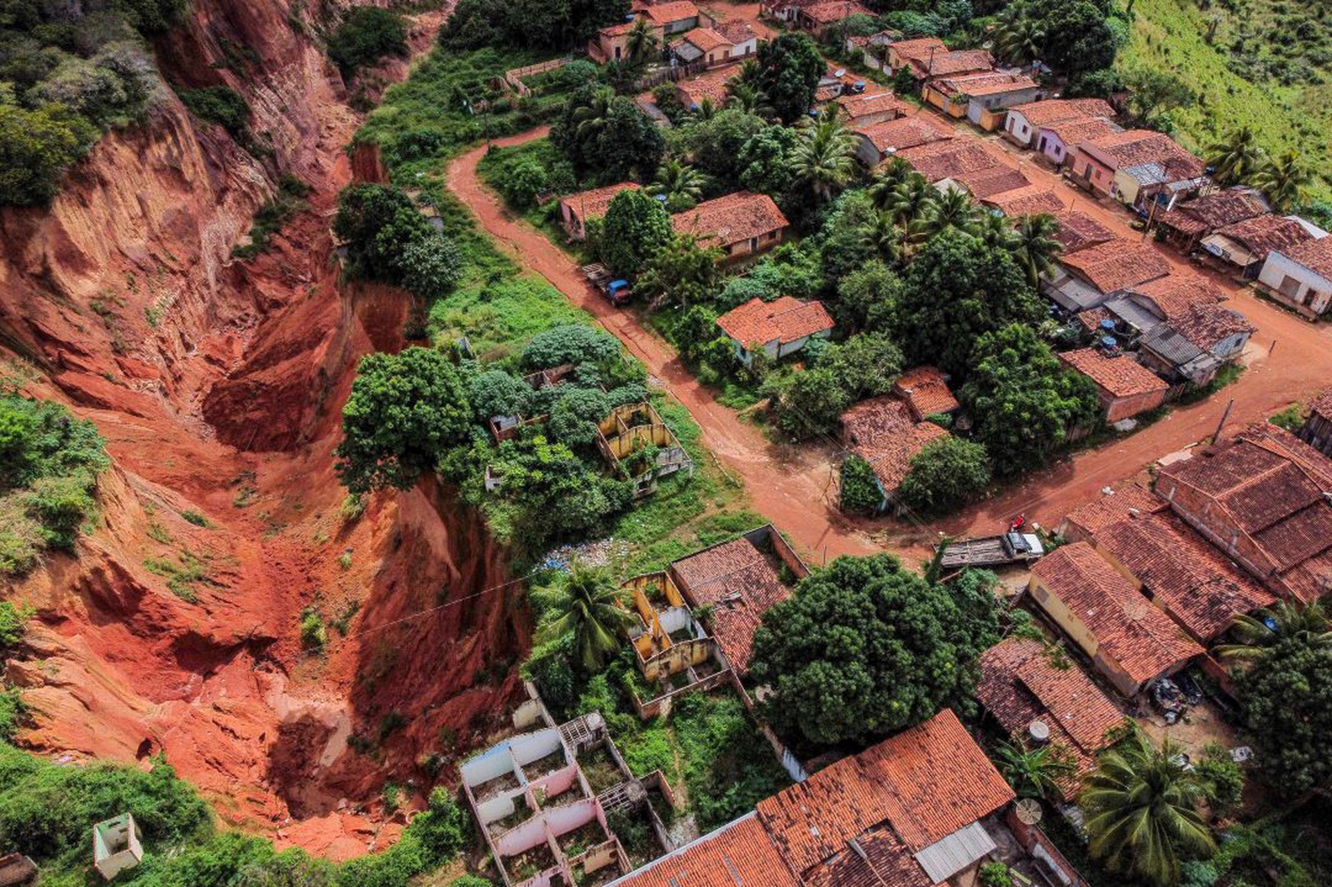 TOPSHOT-BRAZIL-ENVIRONMENT-DEFORESTATION-EROSION