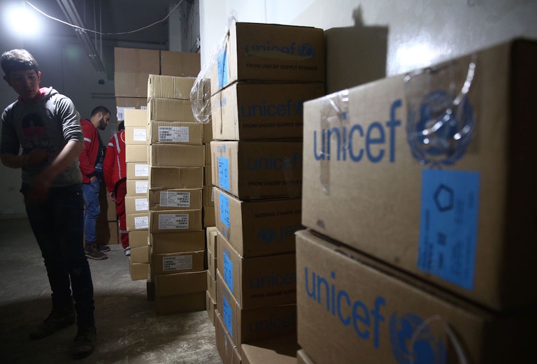 Aiuti umanitari siria unicef
