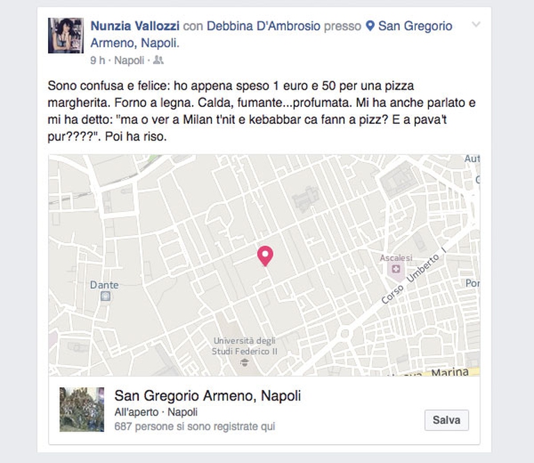 La pizza a Napoli
