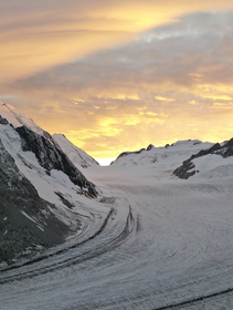 The Greater Aletsch Glacier, a journey into the melting heart of the Alps