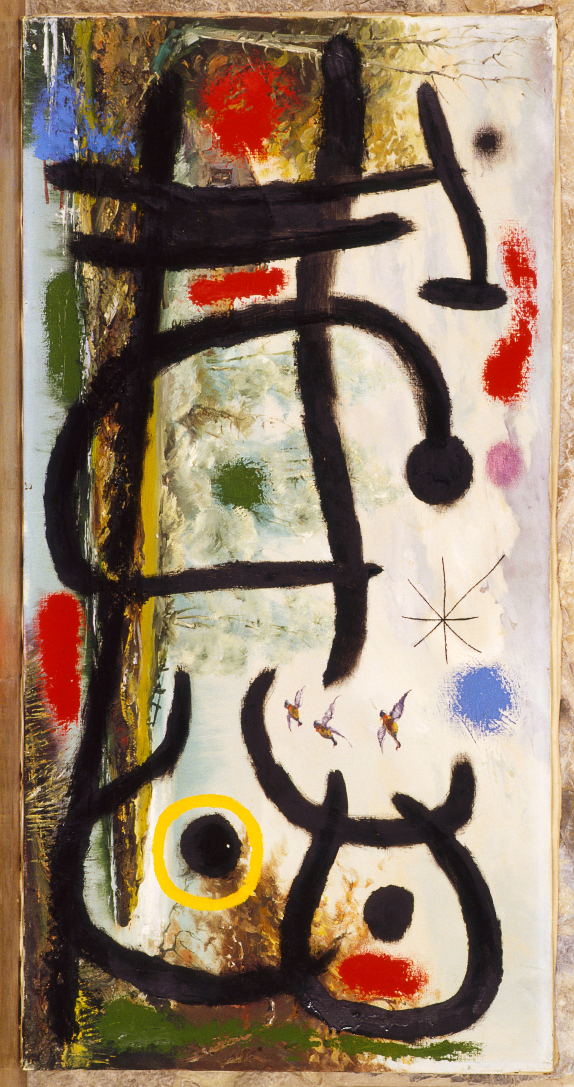 Mirò anatre in volo donna stella