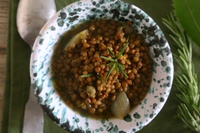 Zuppa di lenticchie alla mediterranea. La ricetta