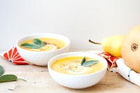Vellutata di zucca e pere