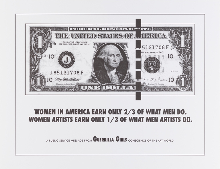 Poster Guerrilla Girls, SFMOMA