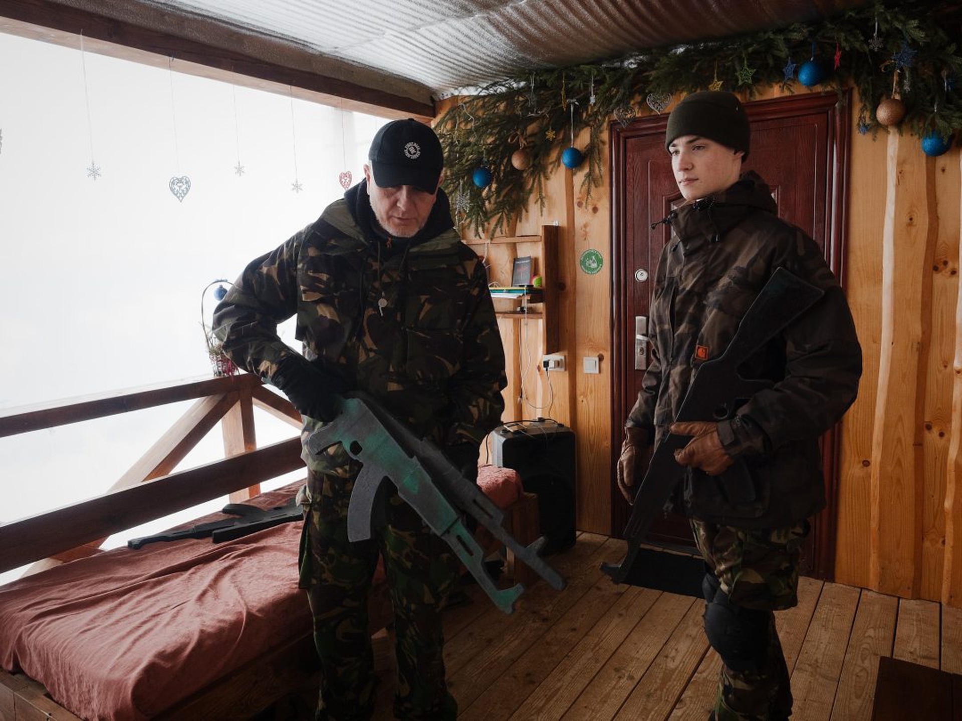 Civilians Participate In Tactical Defence Training In Western Ukraine's Mountains