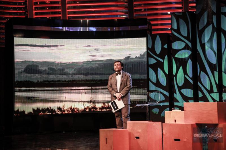 Luca Mercalli nello studio della scorsa stagione. 