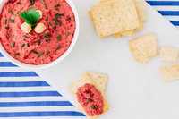 Hummus di barbabietola