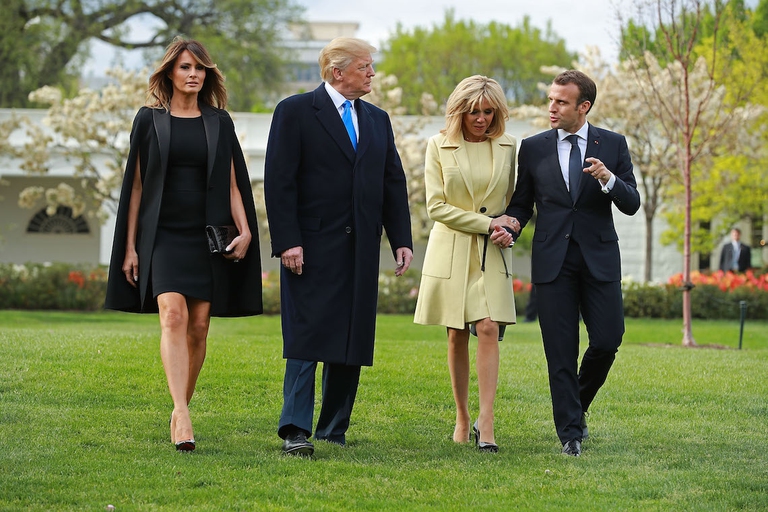 macron trump