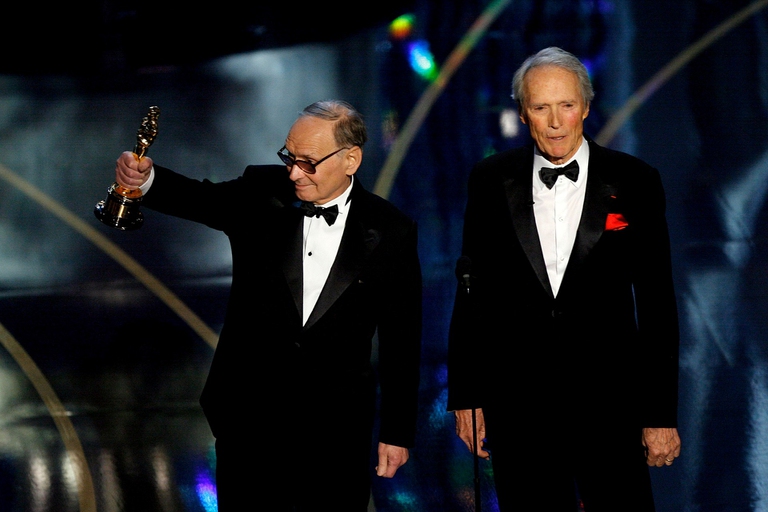 Ennio Morricone e Clint Eastwood Oscar 2007