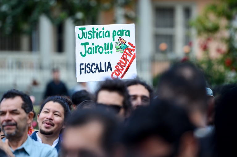 Manifestazione per chiedere giustizia per Jairo Mora Sandoval
