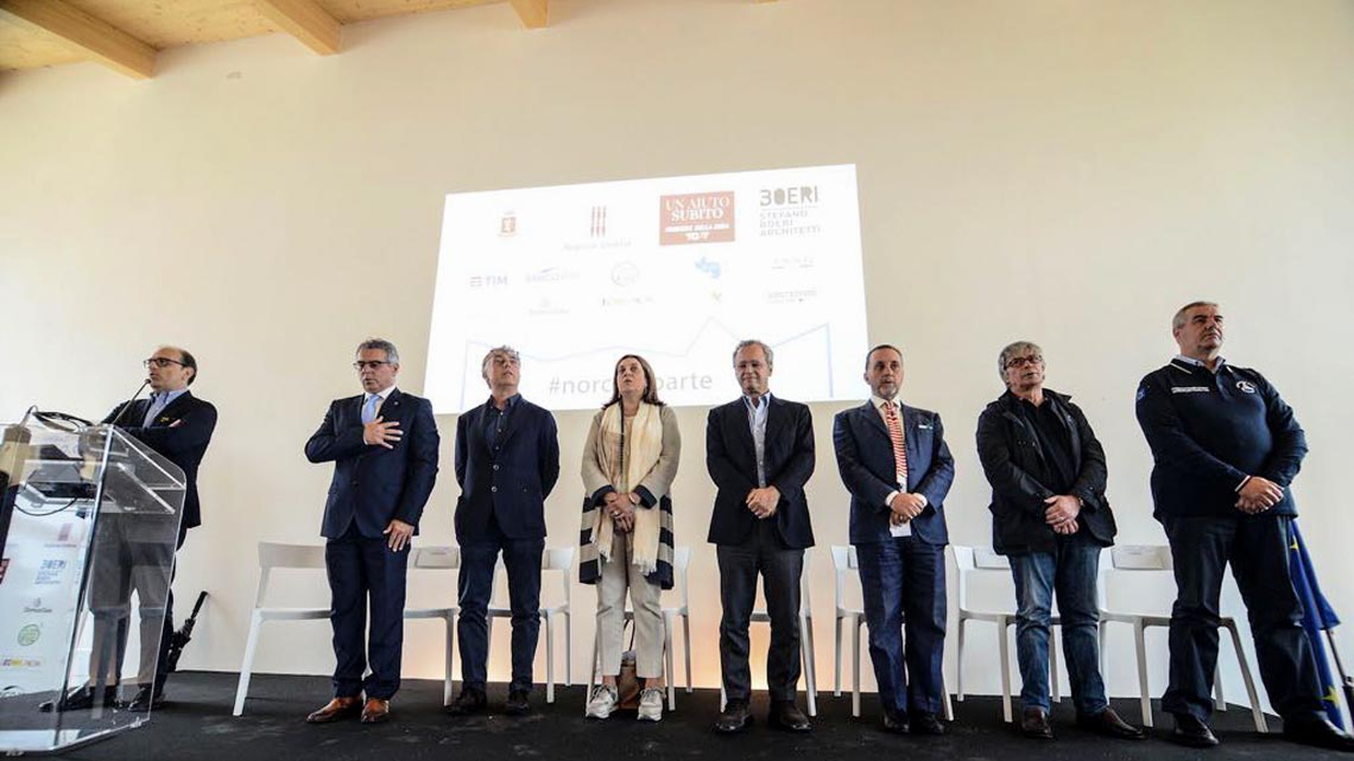 Norcia: Boeri, Polito e Mentana