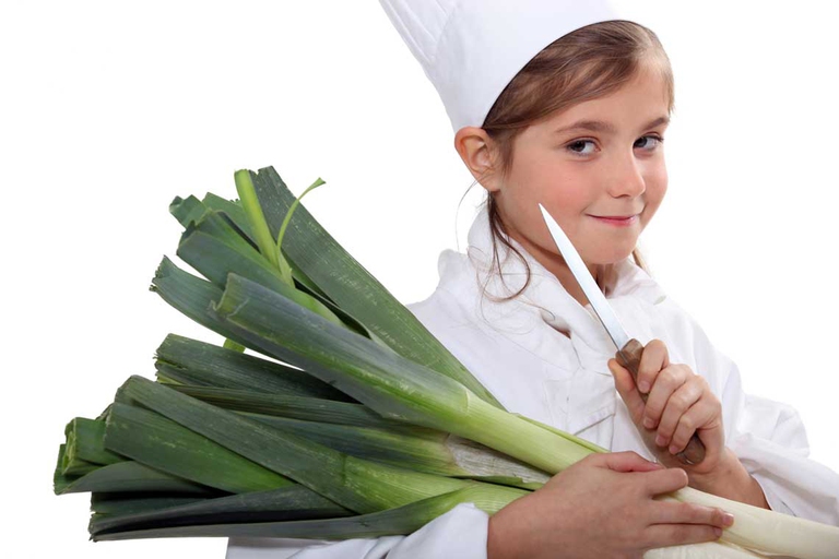 Il porro è un ortaggio facilmente cucinabile. ©Ingimage