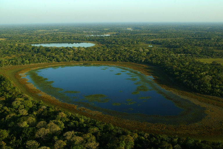 Una vista aerea del Pantanal, nel Mato Grosso, in Brasile