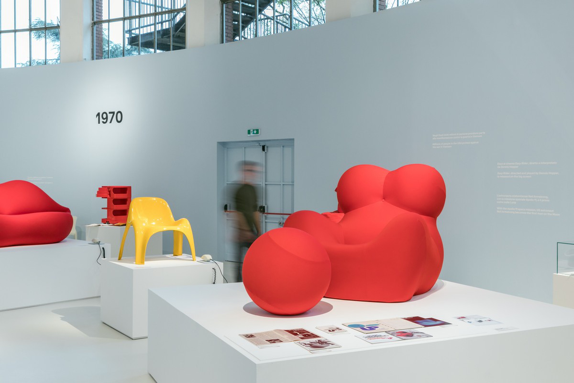 Le foto delle installazioni al Museo del design italiano