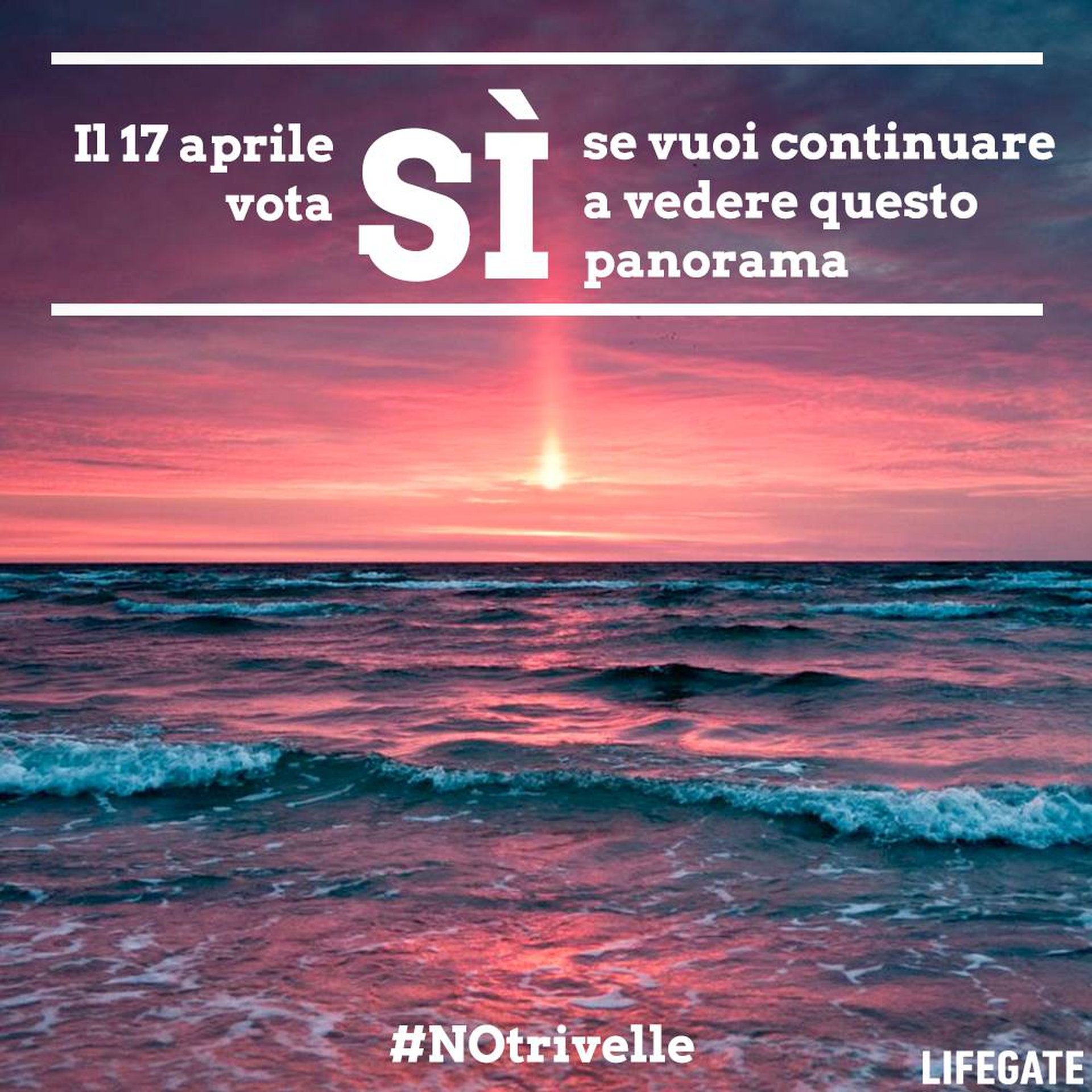 Vota sì per dire #NoTrivelle